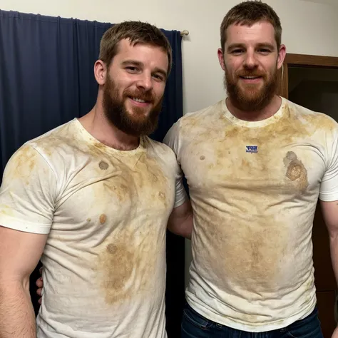 (((2heads))),1man washes clothes in a washing machine at home, blonde, auburn hair, brown hair, blonde hair,black hair,huge breasts, cleavage, wet skin, dripping skin, milk on skin, full body, (((gooey white liquid on chest))), looking aroused, freckles on skin, 30 years old, detailed eyes, feminine face, shimmer micro shorts,((((big bulge)))),wide hips,wide torso,wide shoulders, wide stomach