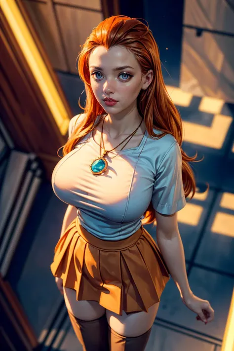 high resolution cinematic still, ((photo-realistic)), (close-up) masterpiece, high resolution, RAoth:1.4 girl), goth makeup, eye-liner, (eye-shadow):1.2):1.3, winered:1.3 (bun):1.3 hair, attractive, beautiful woman ((Sophie Turner)), alluring:1.3 eyes, Longcloth:1.2 ((unbuttoned shirt):1.2), (revealing):1.2, (medium boobs):1.2, in construction site, black and yellow stripes, safety helmet, cranes, tools, detailed, professional, 200mm lens, unreal engine, photo-realistic, HD, 8K, soft lighting, lifelike texture, unreal engine, by Gregorio Campos
