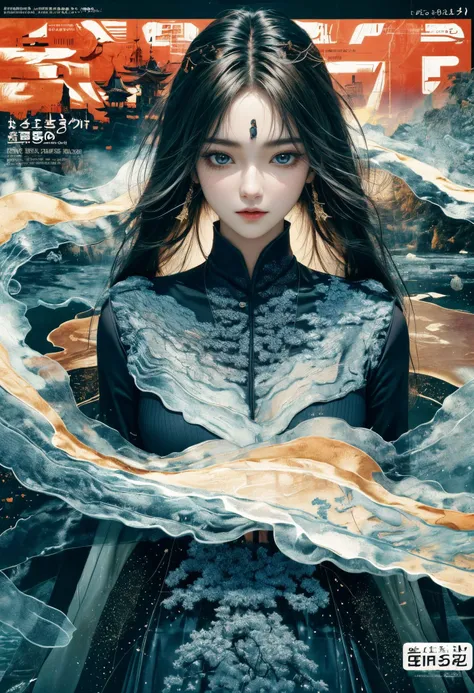 best quality,official art,beautiful and aesthetic:1.2),(fractal art:1.2),offcial art,colorful,Colorful background,splash of color,movie perspective,advertising style,magazine cover,32K,extremely detailed,photography,Amazing,finely detailed,best quality,ultra high res,
The color palette is mainly dark with splashes of vibrant colors,giving the poster a dynamic and visually striking appearance,tachi-e (magazine:1.3),(cover-style:1.3),colorful,
orient inspired,sky,
<lora:~Q?-Nepu xuer orient inspired:0.8>,<lora:add_detail:0.8>,<lora:[k^ epi_noiseoffset2:1>,