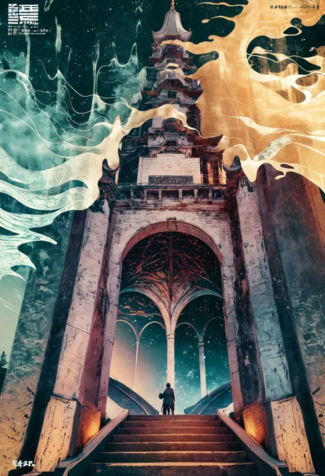 best quality,official art,beautiful and aesthetic:1.2),(fractal art:1.2),offcial art,colorful,Colorful background,splash of color,movie perspective,advertising style,magazine cover,32K,extremely detailed,photography,Amazing,finely detailed,best quality,ultra high res,
The color palette is mainly dark with splashes of vibrant colors,giving the poster a dynamic and visually striking appearance,tachi-e (magazine:1.3),(cover-style:1.3),colorful,
orient inspired,sky,
<lora:~Q?-Nepu xuer orient inspired:0.8>,