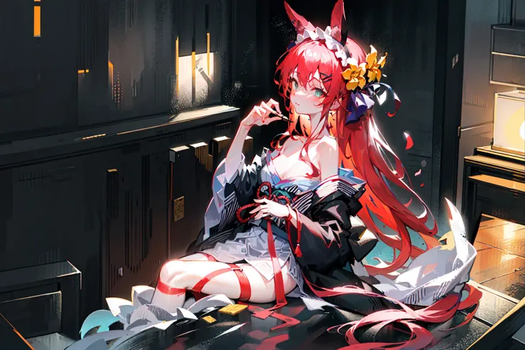 (masterpiece, sidelighting, finely detailed beautiful eyes: 1.2),
view and eye_focus, MediumVioletRed odd blunt bangs style and LightGoldenrodYellow camouflage eye of girl wearing diving_mask and see-through mixture of Bisque and Goldenrod of yukata or wearing Red of pelvic_curtain, ribbed of off-shoulder_shirt and frilled_hairband or wearing fake_animal ears and flower_earrings , fetal_position, nose_picking or arched_back, sweeping, ,