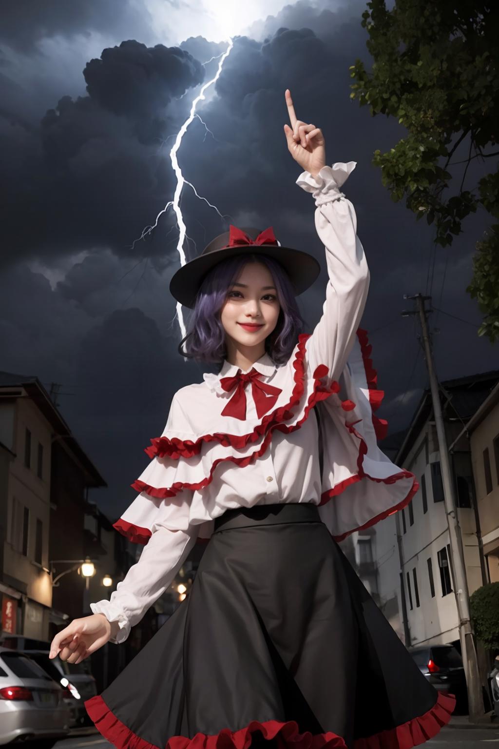 nagae iku (touhou) 永江衣玖 东方project v1.0