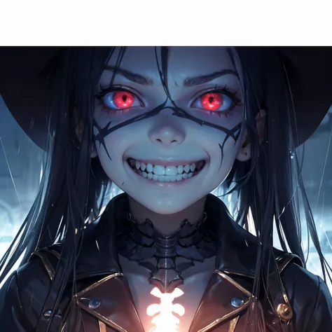 octane render, 4k, luminous x-ray skeleton torso, concept art,pirate hat, lighting, storm, raining, (close up:1.3), on ship, angry (grin:1.3), wide eyes, eerie, unsettling, dark, spooky, suspenseful, grim