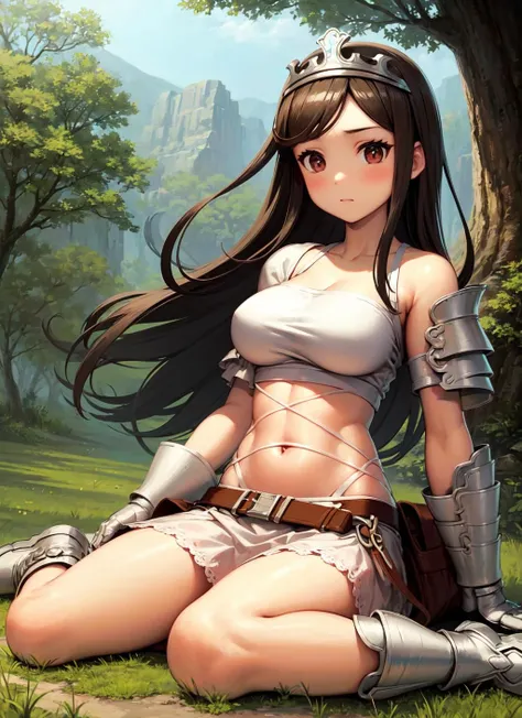 girl, sexy, smiling, spectacular body, long black fur