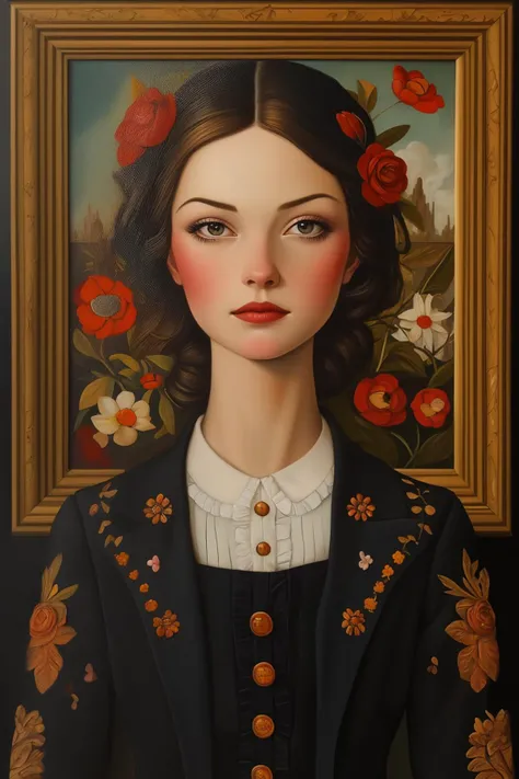 masterpiece,best quality,<lora:tbh125-:0.9>,portrait of girl,oil painting,style of Catherine Nolin,
