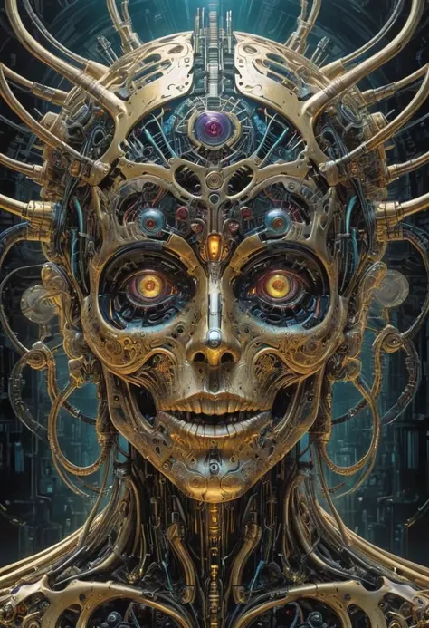 x-ray effect but extremely beautiful, intricate details, masterpiece, best quality
Biomechanical cyberpunk, cybernetics, human-machine fusion, dystopian, organic meets artificial, dark, intricate