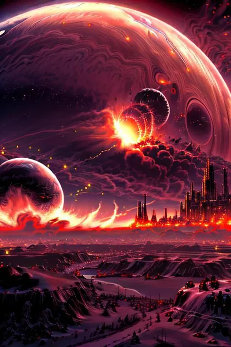 digital art, golden ratio, award winning, surreal, soft, fascinating, pop art, perfect lines, 2d animation
(nuclear explosion in distance, emb-nuke2:1.3), poster, cinematic, disaster scene, (city, buildings, sky-scrapers) on fire, (blazing:1.2)
<lora:SyFyEye1_v1.0:1>