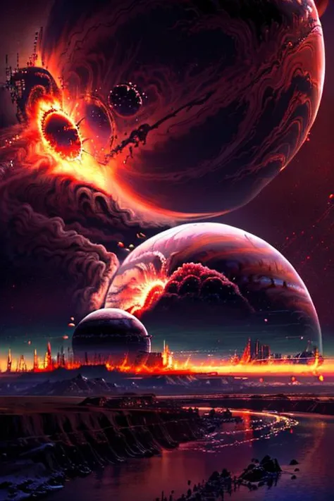 digital art, golden ratio, award winning, surreal, soft, fascinating, pop art, perfect lines, 2d animation
(nuclear explosion in distance, emb-nuke2:1.3), poster, cinematic, disaster scene, (city, buildings, sky-scrapers) on fire, (blazing:1.2)
<lora:SyFyEye1_v1.0:1>
