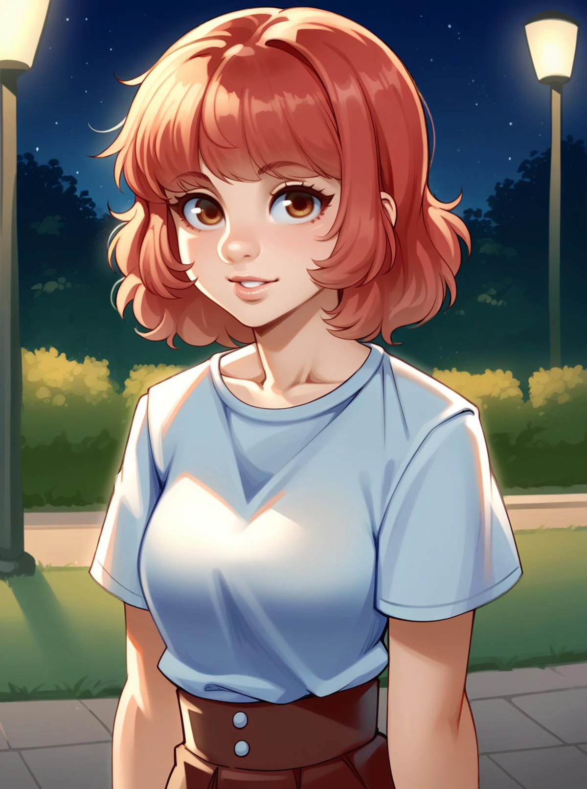 score_9, score_8_up, score_7_up, source_anime, solo, 1girl, , , hair down, medium hair, Downturned Lips, park, night, ðð, , kairunoburogu, <lora:kairunoborugu_PDXL-000001:1>