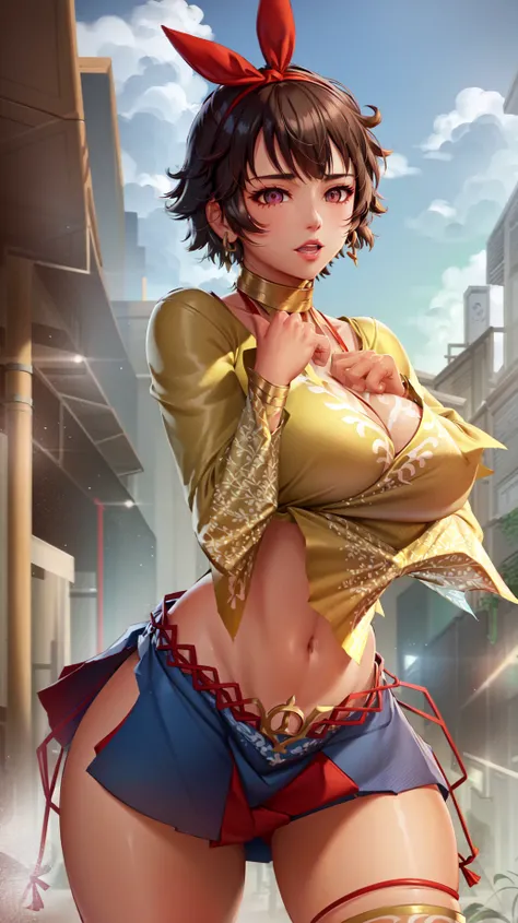 (cowboyshot:1.2), , <lora:josieRizal_v10ClassicCustome:1>, girl, josie rizal, (finely detailed beautiful eyes and detailed face), (face through thigh:1.4), (beautiful street background), (solo), lady, dynamic angle, (best ratio four finger and one thumb:1.4),