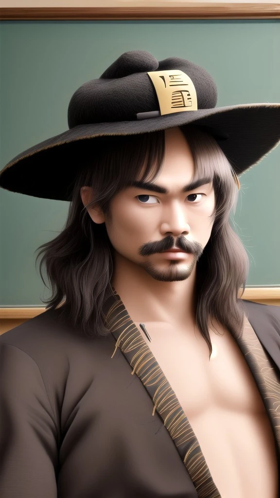 duckharry sword weapon chalkboard male focus solo katana hat man <lora:DuckHarry:0.5>