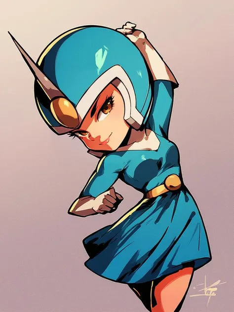 score 9 up, score 8 up, score 7 up
1girl, blue dress, helmet, 
<lora:[Clover Studio (Capcom)] Viewtiful Joe Character Artstyle PonyXL:1>