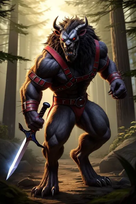 (((Barefoot furry character, full body, cinematic setting, male, in forest)))
The Beast is back, the Beast In Black
The Beast is back, the Beast In Black
Tormented and wounded, branded and persecuted
Torn inside out yet here I stand
Fierce anger, blind madness, invoke the Beast of Darkness
No mercy 'cause they all must die
Like a hellraiser, monster of rage
Unleash the fury through your sword of hate
Destroy and murder, retaliate
Harness the power of the Beast In Black
BREAK, detailed background (modern lab), 8K, (masterpiece:1.5), intricate details, highly detailed, extreme detail, octane render, fine art, best quality, highres, (detailed face:1.5), ((full_body)), UHD, (((perfect hands)))