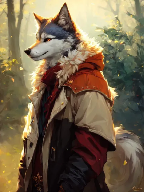 masterpiece, best quality, wolf male, handsome face, glowing, masterpiece, best quality, artist hioshiru, digital sketch, fur details, 2d, vibrant, gloomy, dynamic light, artist hioshiru, photorealistic, anthro, fluffy tail, by fluff-kevlar, by personalami, by f-r95, by tom fischbach, by discreet_user, by ruaidri, by nelly63, by iskra, by honovy, by hioshiru, by wolflady, by mykegreywolf, by foxovh, by ross tran, by michael & inessa garmash, by pino daeni, by kiguri, by alena aenami, by nuzzo, by falvie, by ruan jia