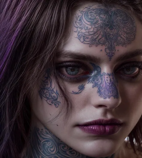 analog style,  hyper realism, photograph of a [Indian:Russian:0.5] sultry necromancer, age 19, complex iris, strange eyes, magical fantasy setting, captivating face,  billowing, (short hair:1.2), (esoteric tattoos:1.2),  (detailed skin:1.1), artistic, pores, sinister, dark, baroque, occult, unique, photorealistic, realistic,  <lora:more_details:1> <lora:zoom_slider_v1:6.5>