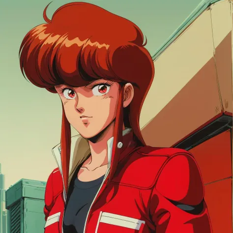 <lora:Priscilla003:0.7>,<lora:add_detail:0.8>,<lora:noline:0.3>,<lora:boldline:-0.3>,looking at viewer,
Priscilla,1girl,
red jacket,
1990s (style),
retro artstyle,