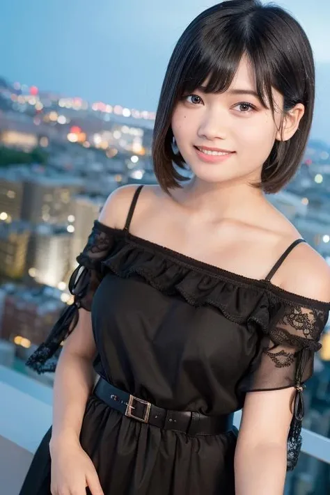 1girl, (princess dress:1.8),(RAW photo, best quality), (realistic, photo-realistic:1.4), (ultra detailed:1.8),masterpiece, an extremely delicate and beautiful, extremely detailed, 2k wallpaper, Amazing, finely detail, extremely detailed CG unity 8k wallpaper, ultra-detailed, highres, soft light, beautiful detailed girl, extremely detailed eyes and face, beautiful detailed nose, beautiful detailed eyes,(professional lighting:1.6),(night, city view:2.0),perfect anatomy,(slender body:1.8),(close up face:1.8),(light smile,cheerful,friendly, warm:1.8),(looking at viewer:1.8),(young japanese:1.8),(smooth long hair:1.6), (brown eyes:1.8),( standing:2.0), (blurry,bokeh background:1.6), <lora:shirakawamizuna_lora-v2_06:0.8>