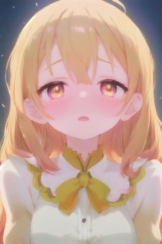 masterpiece, best quality, absurdres, extremely detailed, illustration, cute, perfect lighting, 1girl, solo, <lora:torogao_v5-000010:1.4>, full-face blush,