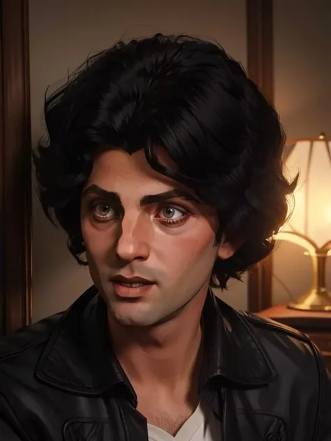 <lora:Billy Joel:0.9> billyp14n0m4n, 1boy, 30 year old man, male focus, big hair, black hair, <lora:Add More Details - Detail Enhancer - Tweaker:0.5>, <lora:Style_Arcane_LoL:0.8> arcane style