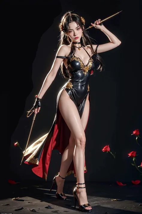 masterpiece, Highest quality, Highest quality, Beautiful and aesthetic:1.2, One girl, Halloween night, Dressed in a gorgeous devil costume, Detailed, ((Red eyes:1.8)), Sitting in a luxury chair、Spread your legs wide, (Large Breasts, Hard chest, Shapely breasts, Slim figure),
((Gray Hair, Red inner hair)), Wavy Hair, (Medium Hair:1.2), (Asymmetrical bangs:1.2),
At a Halloween costume party late at night, (Full Body Shot:1.1), (From below:1.2), View your viewers,