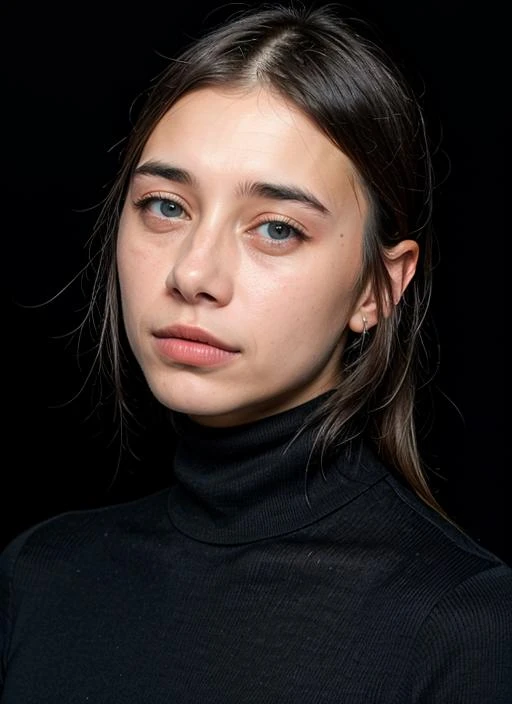 RAW portrait photo of beautiful young sks woman, black turtleneck, natural lighting, by Andreas Gursky, detailed face, UHD, absurdres, epic scene composition,
cinematic look, Fujifilm XT3, dslr, high quality, film grain
<lora:lora-small-olesya-rulin-v1:1>