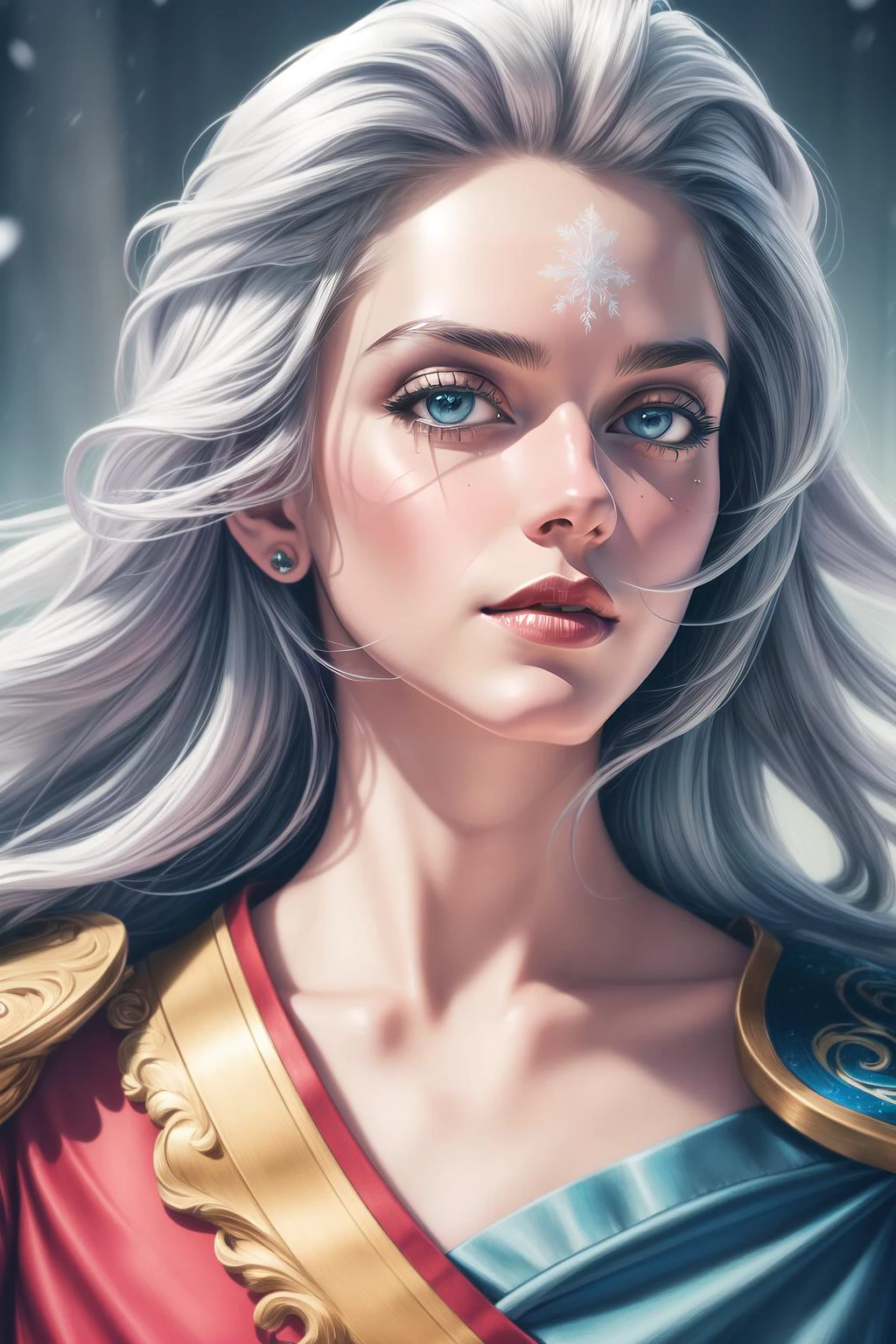 (masterpiece, best quality), intricate details, ((realistic)), (hyperrealism:1.2), (fractal art:1.2),
1girl, <lora:Winterblessed_Diana:0.8> winterblessed diana, dress, pauldrons, long hair, white hair, forehead mark,
(perfect face:1.3), extreme detailed eyes, colorful, highest detailed,
vibrant colors, high contrast,
<lora:add_detail:1>, (8K UHD:1.2), (photorealistic:1.2),
<lora:NoodleV4:0.8>