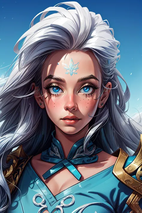 (masterpiece, best quality), intricate details, ((realistic)), (hyperrealism:1.2), (fractal art:1.2), 
1girl,     <lora:Winterblessed_Diana:0.8> winterblessed diana, dress, pauldrons, long hair, white hair, forehead mark,
 (perfect face:1.3),  extreme detailed eyes, colorful, highest detailed, 
 vibrant colors, high contrast,
<lora:add_detail:1>, (8K UHD:1.2), (photorealistic:1.2),
 <lora:tohdrawsStyle_v1:0.8>