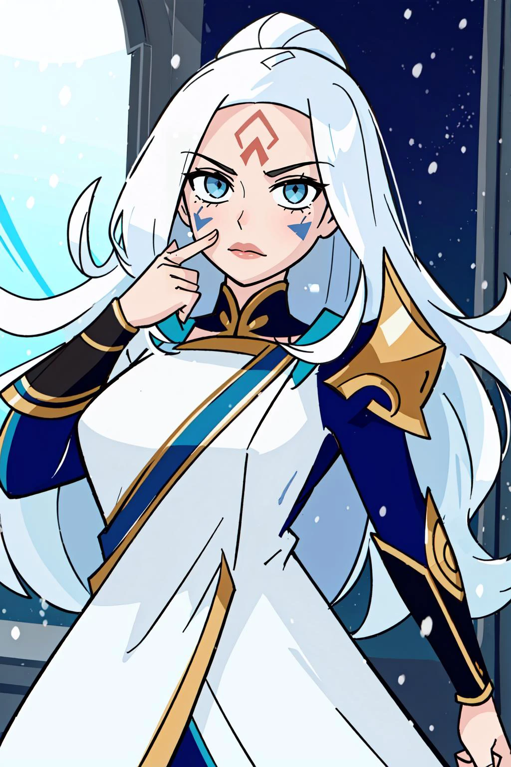 (masterpiece, best quality), intricate details,
1girl, <lora:Winterblessed_Diana:0.8> winterblessed diana, dress, pauldrons, long hair, white hair, forehead mark,
<lora:kim_possible_offset:0.8>