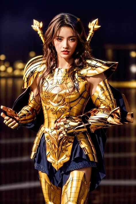 masterpiece,best quality,highres,1girl,<lora:wujh_V1-05:0.8>,solo,(((medium hair))),armor,arm_shield,(looking at viewer),greece \(hetalia\),(gold armor),god_cloth,<lora:libra:0.8>,<lora:add_detail:1>,(((medium breasts))),