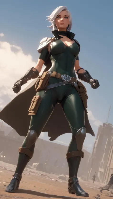 Cinematic scene, hero view, female rogue, action pose, detailed background, masterpiece, best quality, high quality, absurdres <lora:mikumikudance_medium:1>
