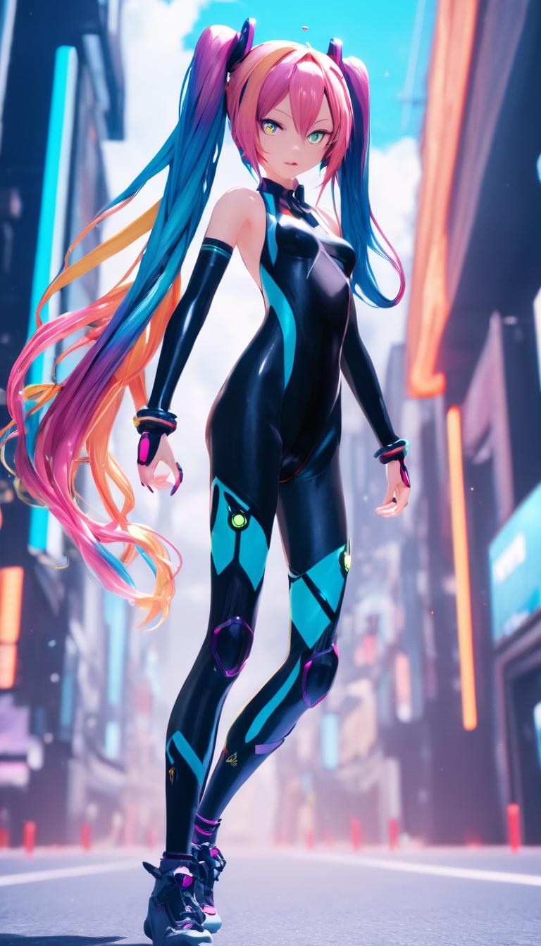 MikiMikuDance (MMD) 3D Hevok [Art Style Capture] LoRA XL v1