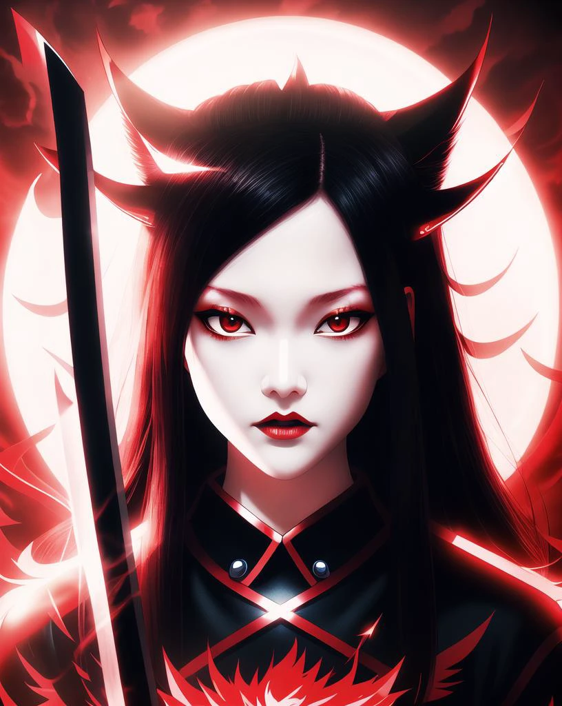 black hair! pale! black bat wings! aylo!! sharp focus! hand drawn! red lightning! masterpiece, east asian woman! by Franois Quesnel, red lightning! red lightning! best quality, epic, cinematic! sharp focus, 8k, extremely detailed, outstanding! curvy!! realistic, blood, katanas! swords! black hair, red bat ears, underworld demon princess! extreme detail, metal scifi, by mike winkelmann beeple<hypernet:aylo-8500-9000:0.644> wanostyle mksk style <lora:wano:0.3> <hypernet:last:0.4> anime screenshot