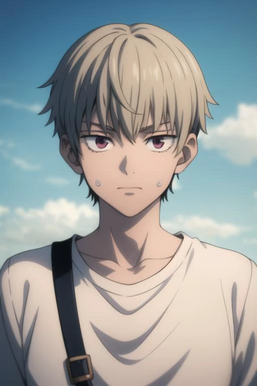 masterpiece, best quality, high quality, 1boy, solo, male focus, looking at viewer, upper body, <lora:inumaki_toge:0.70>, inumaki_toge, <lora:animemix_v3_offset:0.25>