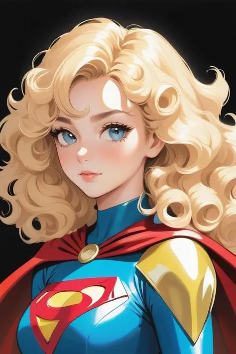 masterpiece, best quality, high quality, highres, 1 girl solo, blonde curly long hair, superhero suit, upper body, young, skinny, flat chest:2 retro artstyle,simple background, realistic, superhero, <lora:ARTSTYLE_AlexRoss_ComicArt_ownwaifu:0.8> , ((portrait)), straight-on, looking_at_viewer, solo,closed mouth,simple_background, <lora:Landscape_Ink-000003:.6>