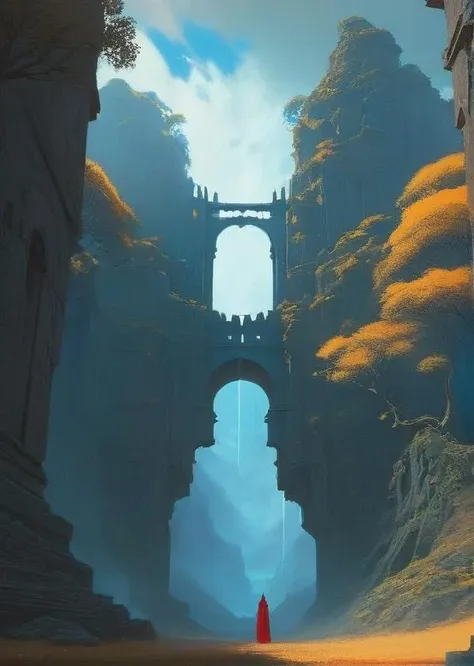 omen by Zdzisaw Beksiski, gustave dor, concept art intricately detailed, dark fantastic, realistic"", unreal engine, greg rutkowski, loish, rhads, beeple, makoto shinkai and lois van baarle, ilya kuvshinov, rossdraws, tom bagshaw, alphonse mucha, global illumination, detailed and intricate environment