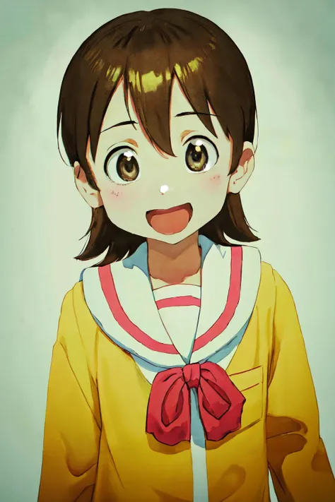 <lora:aioiyuuko:1>aioi yuuko,tokisadame school uniform, open mouth,white sailor collar,serafuku, cowboy shot,
(best quality, masterpiece, RAW photo,ultra-detailed:1.2), <lyco:GoodHands-beta2:1.0>,1girl,solo,looking at viewer,smile
