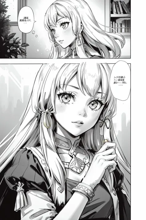 (masterpiece, best quality),  intricate details,
 1girl,    <lora:fireemblem_ordelia:0.8>lysithea von ordelia, 
 <lora:manga2:0.8> monochrome,greyscale,comic,