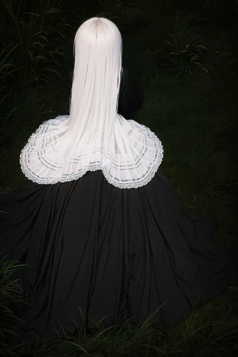 8k wallpaper, best quality,masterpiece, ultra high res, raw photo, ultra detailed, beautiful and aesthetic, deep shadow, astonishing level of detail, (photorealistic:1.4),1girl,grass,lob,Ocean Blue Eyelet lace-up sundress with a scalloped hem and adjustable straps,depth of field, evening,Lying on the back, pretending to be a starfishlora:slg_v11:1>full body,
