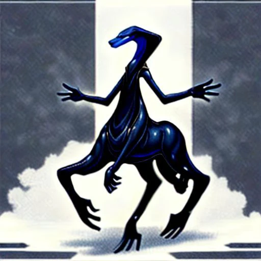1_creature, wavy_body, flat_body, pointed_face, flat_head, tail, inhuman, androgynous, no_wings, no_paws, no_shell, no_human_traits, raised_arms, ((extra_arms, 4_arms, 4_hands)), 2_left_arms, 2_right_arms, 4_legs, symmetrical_limbs, 8_limbs, 3_fingers, no_thumbs, 3_toes, frog_toes, 2_eyes, small_eyes, no_mouth, no_hooves, no_paws, 4_arms, (cobra_hood, flesh_hood, hood_connected_to_forehead), ((gills_on_neck)), vertical_nostrils_down_face, visible_face, shaded_eyes, (no_mouth, mouthless, wide_neck, flat_neck, no_nose), 4_arms_visible, smooth_skin, (snake_body, worm_body, slender_body, long_body, slender_taur_body, slender_lower_body, slender_abdomen, tapered_face, pointed_face) thick_tail, tapered_tail, (quadrapedal),  gray_skin, pale_underbelly ((high_quality_image, ultra_detailed, highly_detailed_image, highly_detailed_arms, highly_detailed_gills, highly_detailed_face, highly_detailed_hands, good_anatomy, clean_lines, good_lighting, high_contrast, hires))((sfw, rating: safe))