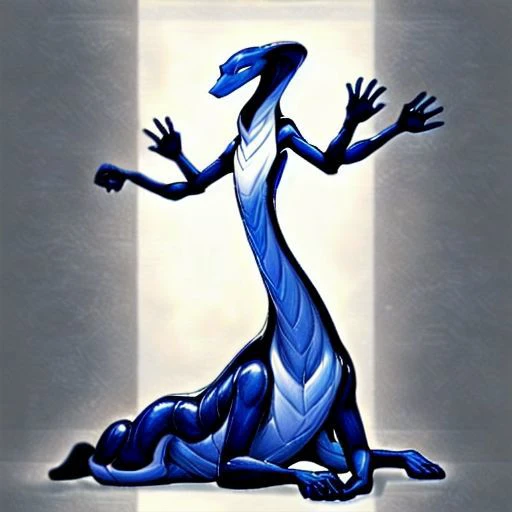 1_creature, wavy_body, flat_body, pointed_face, flat_head, tail, inhuman, androgynous, no_wings, no_paws, no_shell, no_human_traits, raised_arms, ((extra_arms, 4_arms, 4_hands)), 2_left_arms, 2_right_arms, 4_legs, symmetrical_limbs, 8_limbs, 3_fingers, no_thumbs, 3_toes, frog_toes, 2_eyes, small_eyes, no_mouth, no_hooves, no_paws, 4_arms, (cobra_hood, flesh_hood, hood_connected_to_forehead), ((gills_on_neck)), vertical_nostrils_down_face, visible_face, shaded_eyes, (no_mouth, mouthless, wide_neck, flat_neck, no_nose), 4_arms_visible, smooth_skin, (snake_body, worm_body, slender_body, long_body, slender_taur_body, slender_lower_body, slender_abdomen, tapered_face, pointed_face) thick_tail, tapered_tail, (quadrapedal), purple_skin, pale_underbelly
swamp_background
((high_quality_image, masterpiece_quality, ultra_detailed, highly_detailed_image, highly_detailed_arms, highly_detailed_gills, highly_detailed_face, highly_detailed_hands, good_anatomy, clean_lines, good_lighting, high_contrast, hires))((sfw, rating: safe))