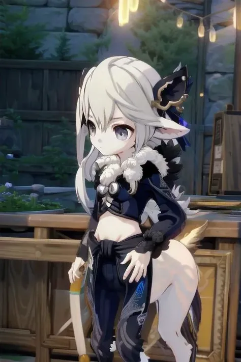 (centaur:1.4), (masterpiece, best quality:1.4), white tomboy hair, (young perfect face:1.4), (small_breasts:1.3), (slender slim body:1.3), (small waist:1.3), (perfect black eyes:1.2), full body, nun outfit, knight, ((godlike)), ((gears)), slender legs , ((navy fur)), ((blue white patterns)), <lora:wolong_v1-000012:0.4>, blank background, goth, badass