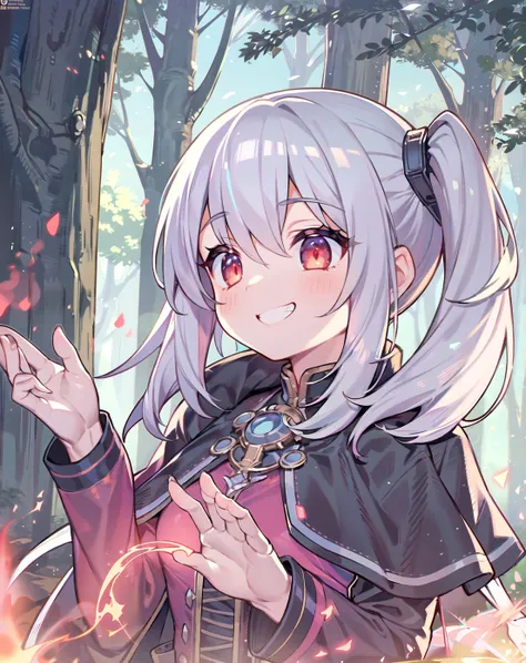 grainy, masterpiece, (extremely detailed:1.2), warm lighting,
BREAK
girl, levitating, grinning, red glowing eyes,
BREAK
forest background,