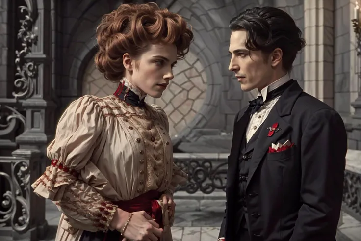 still of a woman in a dress flirting with Count Dracula
<lora:1905_dress_v1:1> 1905_dr3ss,