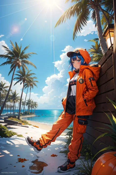 1girl, mundane Digital painting, award winning, zoomed out of a Unforgettable Dried ([Frog|butternut squash]:1.3) , the Frog is Running in The Lonely Island of Túna, in a very Luminescent [Parka:Cargo pants:19] made by Red bull, Making funny face, Palm tree background, dense jungle and beach, Snowy, FOV 90 degrees, Anime screencap, Embarrassing, Corporate Punk, loop lighting, 50mm, Hypersaturated, cosmic energy, Cross Processing, trending on artstation, High quality