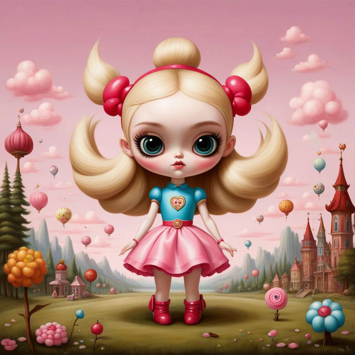 Powerpuff girls him Mark Ryden