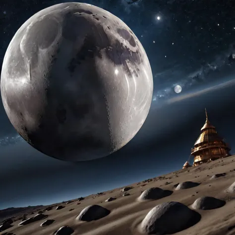 Moon,stars,space, <lora:Deep_Dark_Studio_XL:1>