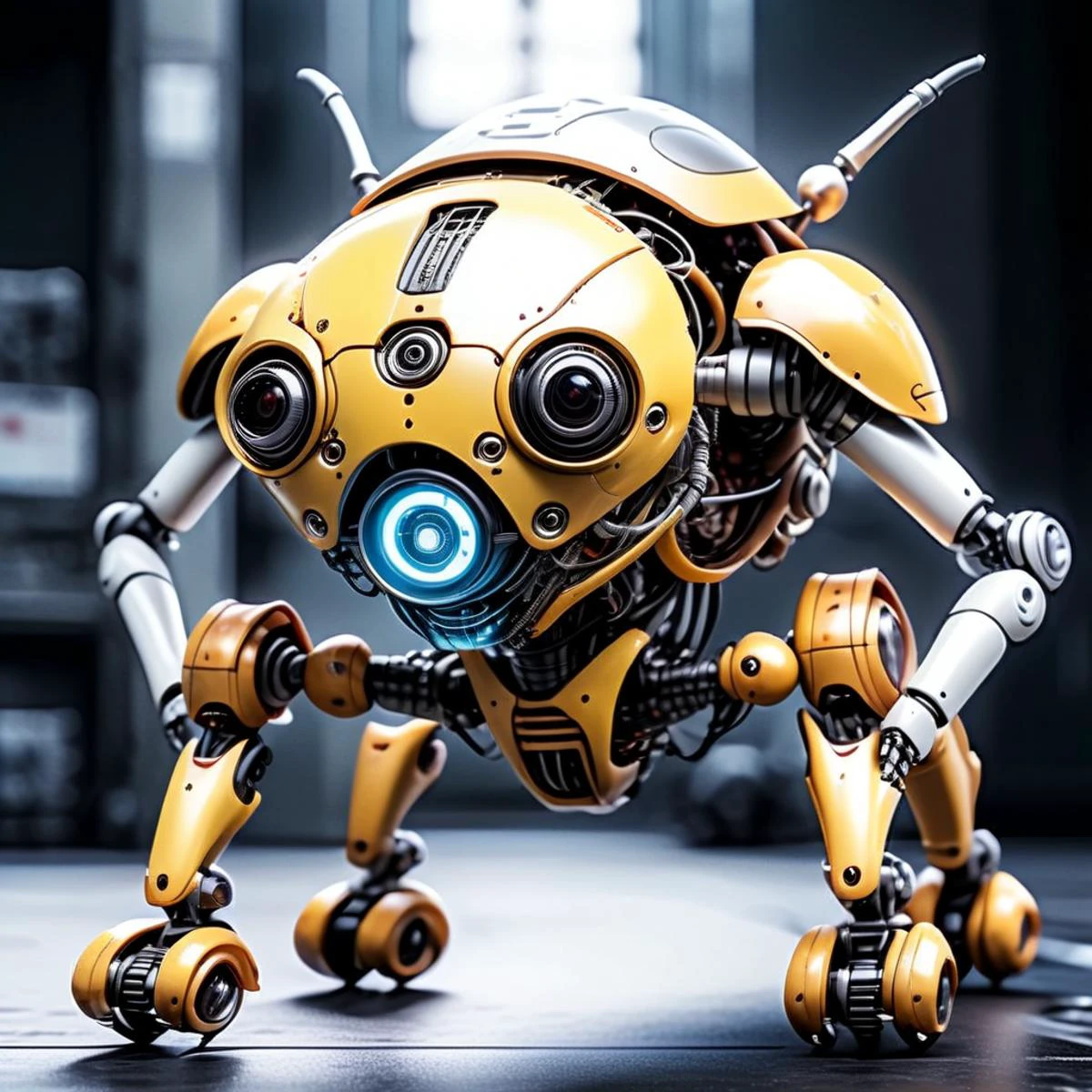 highly detailed, best quality, 8k, octane render, masterpiece, picture of a robot