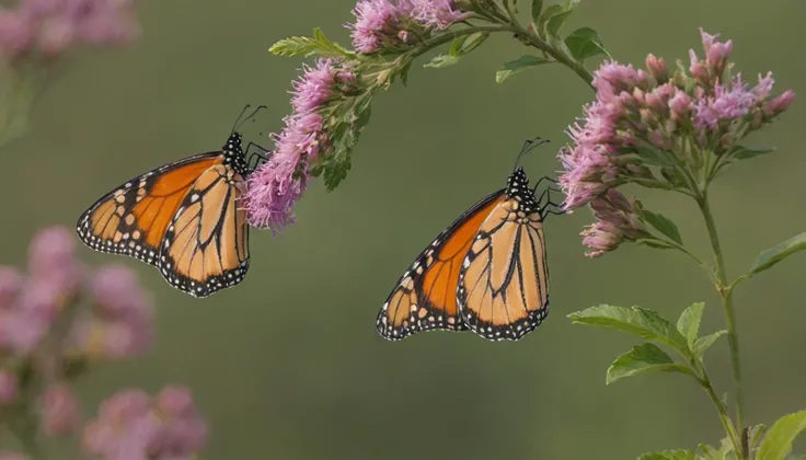 A migrating monarch butterfly. captured on a sony A6000