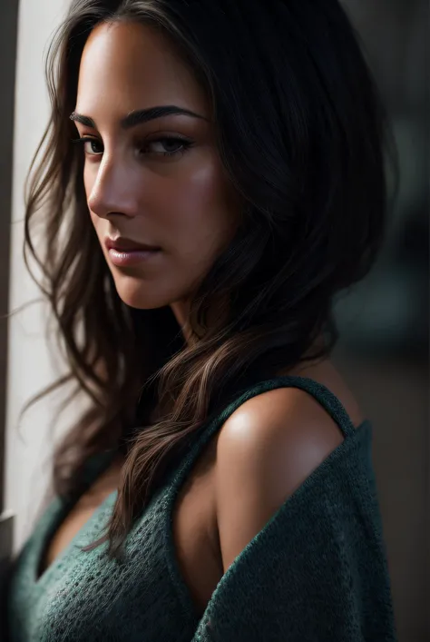 photo of (Sh3il4Naz01:0.99), a woman in the cover of a fashion magazine, (magazine cover:1.3), modelshoot style, (extremely detailed CG unity 8k wallpaper), photo of the most beautiful artwork in the world, professional majestic oil painting by Ed Blinkey, Atey Ghailan, Studio Ghibli, by Jeremy Mann, Greg Manchess, Antonio Moro, trending on ArtStation, trending on CGSociety, Intricate, High Detail, Sharp focus, dramatic, photorealistic painting art by midjourney and greg rutkowski, (sexy sweater off shoulders), (trousers), (looking at viewer), (detailed pupils:1.3), (modern outfit:1.2), (closeup), red lips, (eye shadow), (magazine text), (magazine title:1.3), cinematic light, sidelighting, Fujiflim XT3, DSLR, 50mm ,<lora:add_detail:0.4>, <lora:LowRA:0.5>