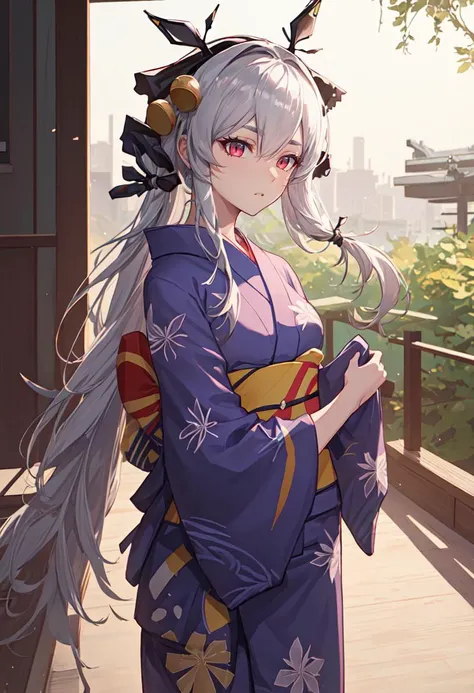 best quality, masterpiece, highres, solo, (weedy_arknights:1.10), (yukata:1.30), (kimono:1.15), 21 <lora:weedy_arknights:0.80>